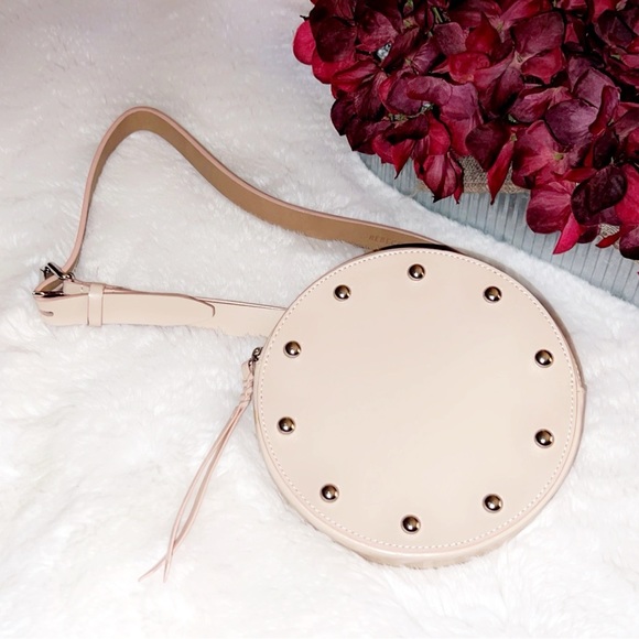 🆕REBECCA MINKOFF Nude Stud Belt Bag